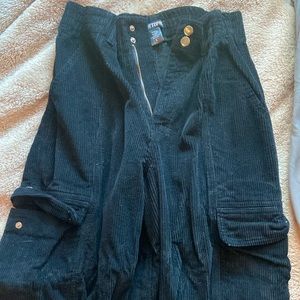 Black corduroy large pants from hot topic, worn once